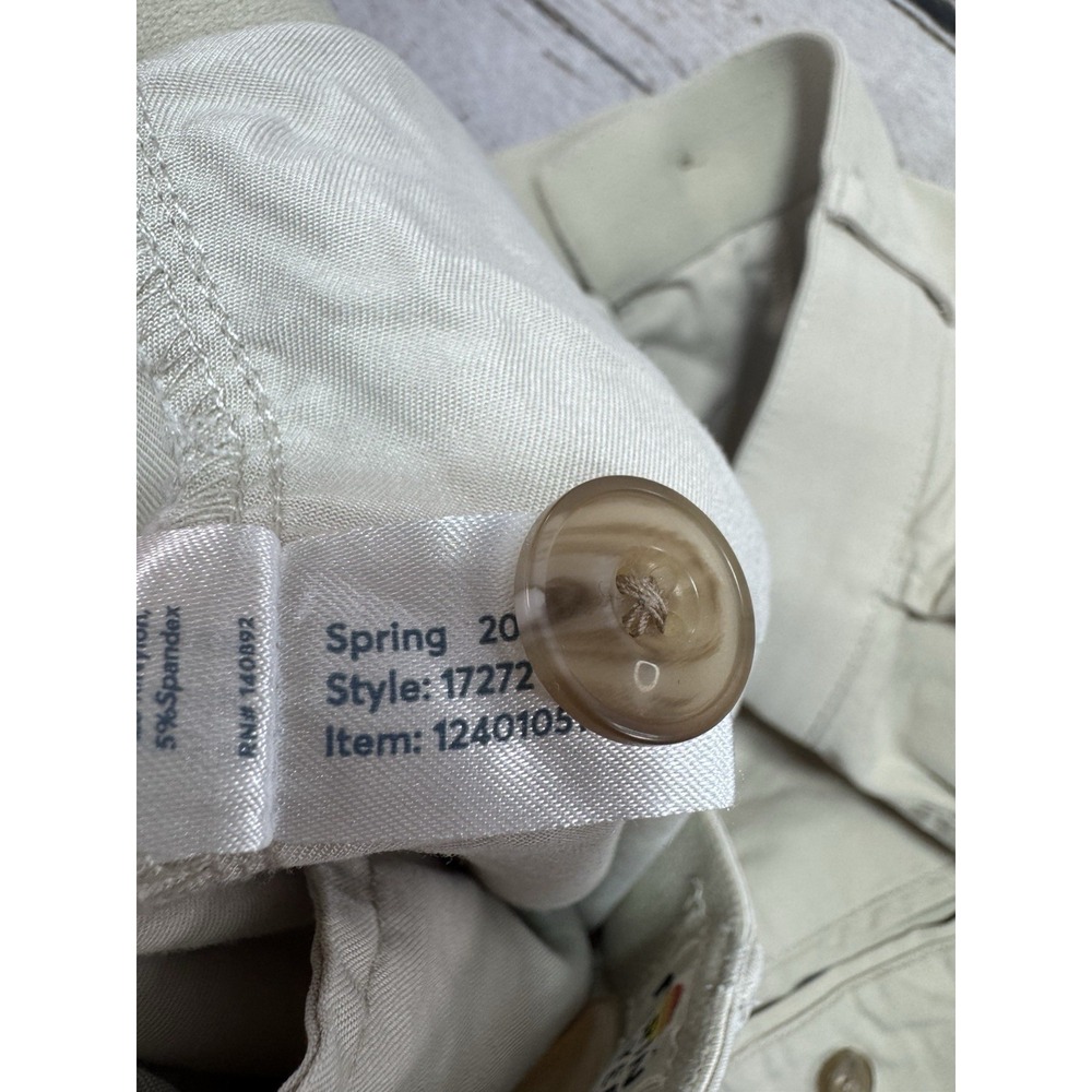 Marine Layer Men's Beige Cotton Chino Shorts Flat Front Pockets Sz 32 - Picture 5 of 8